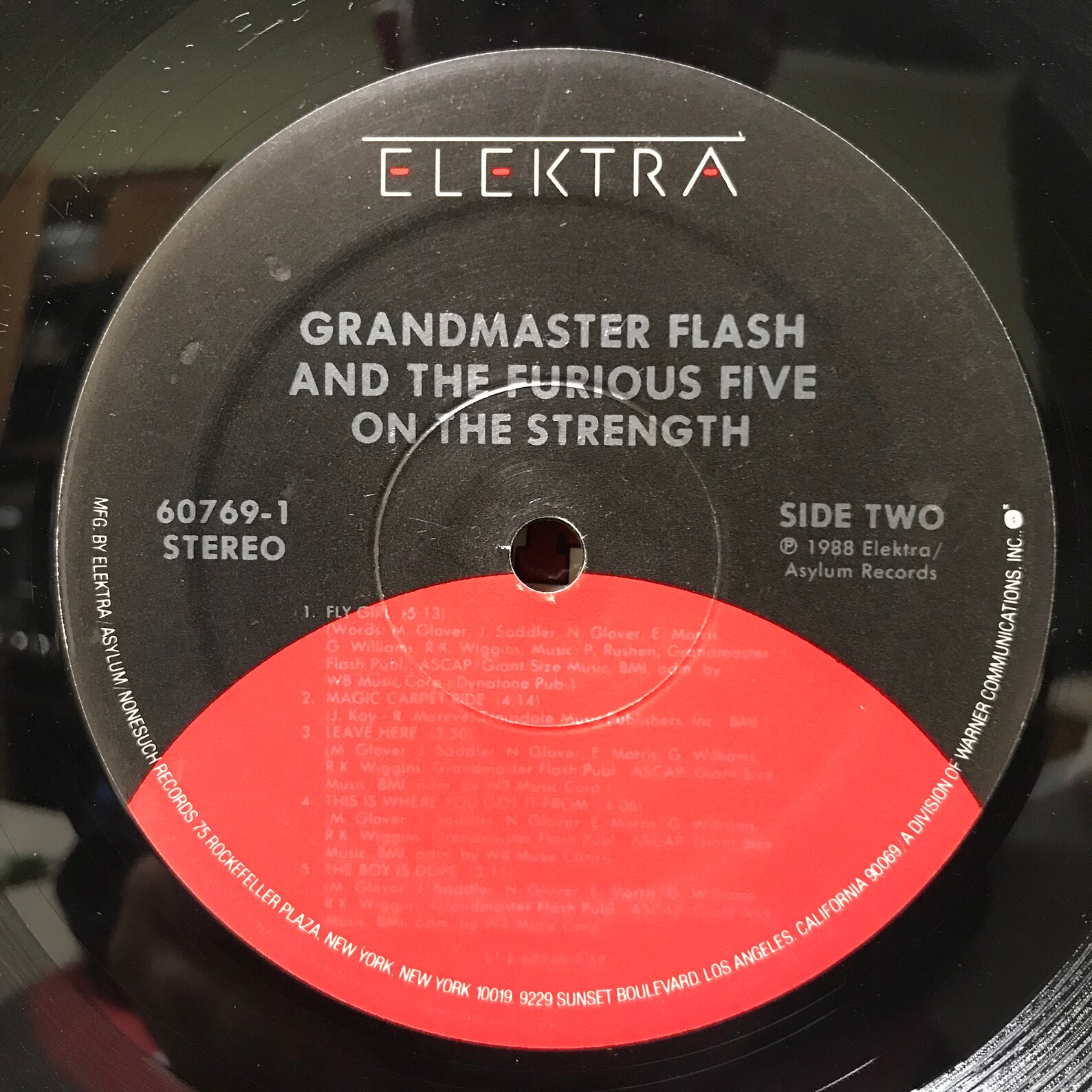 Grandmaster Flash And The Furious Five On The Strength