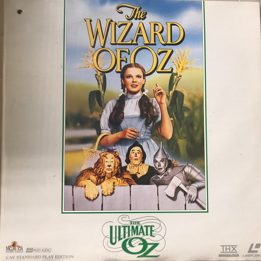 The Wizard of Oz Laserdisc the Ultimate OZ Etsy