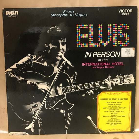 Elvis Presley From Memphis To Vegas Lsp 6020 Rca Etsy