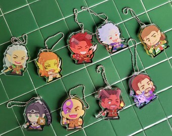 Baldurs Gate 3 Acrylic Standee Keychains - Main Companions