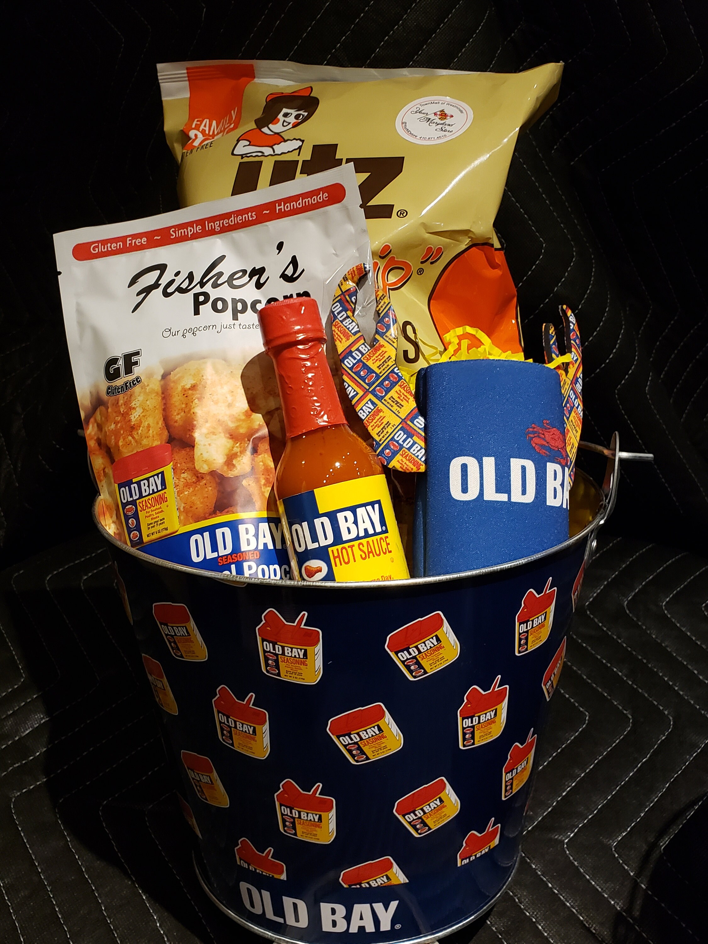Maryland Old Bay Gift basket Bucket Old Bay Etsy