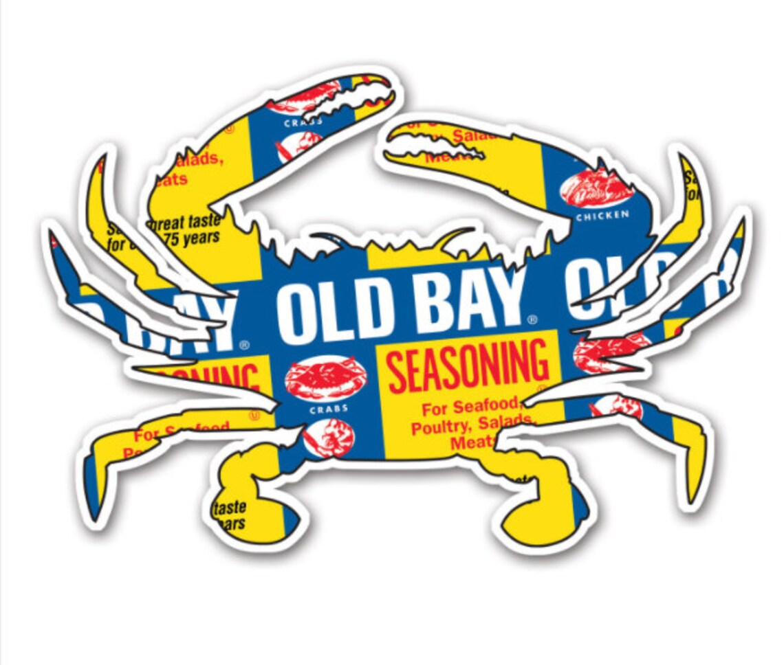 OLD BAY Crab, Car, Fridge,locker Etsy