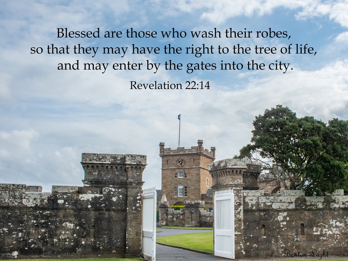 Revelation 22 4 enter by the gate etsy