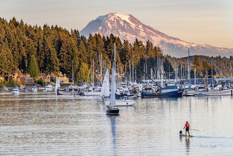 Gig Harbor View Fine Art Print Etsy