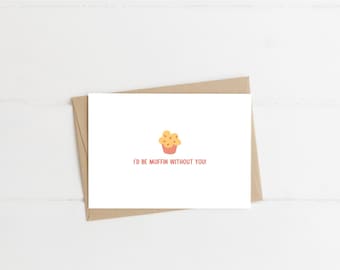 Love Pun Greeting Card