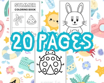 Summer Coloring Pages for Kids| Summer Coloring Pages for Teens| Summer Coloring Pages for Preschool| Summer Pages