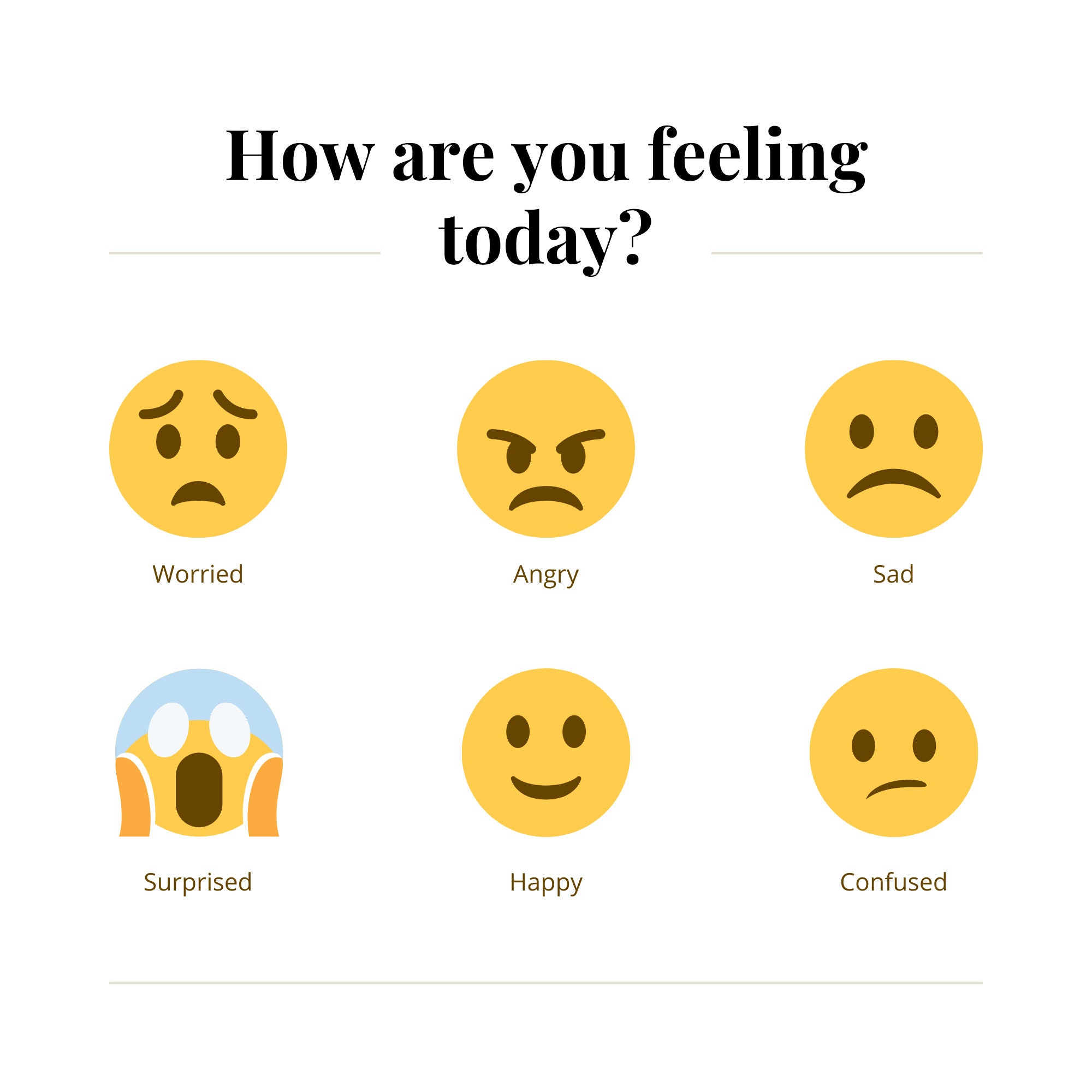 Emotions Emoji Printable Flashcards Instant Download 43 OFF