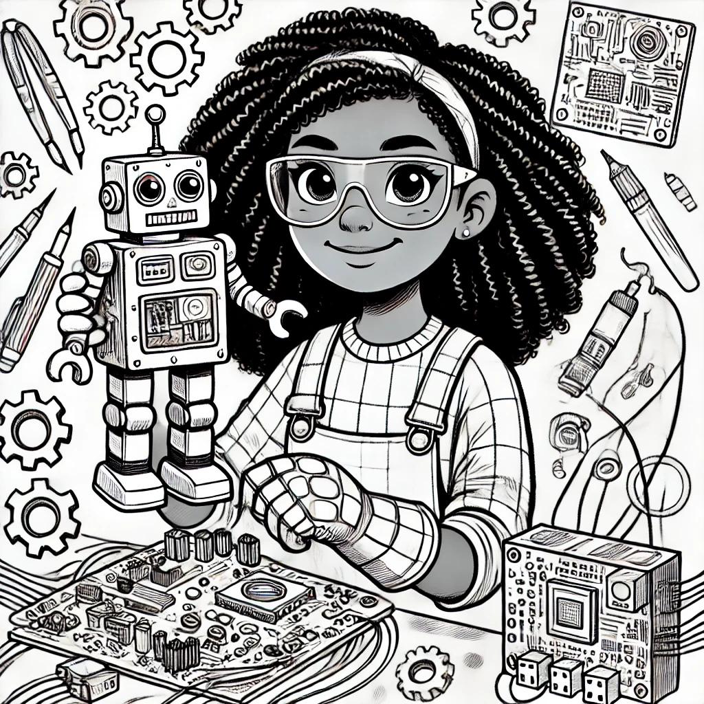 Black Kids Coloring Pages| Black Girl Coloring Sheets| Black Girl ...