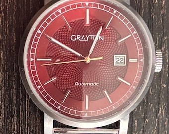 Grayton Guilloche Classic Automatic Men’s watch Seiko NH35 Movement