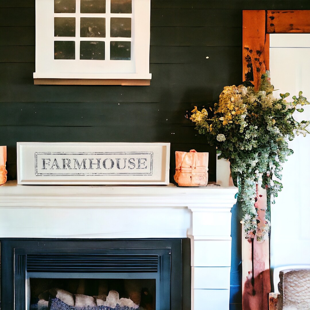 Picture of Vintage Inspired Farmhouse Sign (5x18): Distressed Antique Decor - Etsy