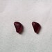 Elaine Hartsock reviewed Genuine Red Seaglass & Sterling Silver Stud Earrings/Seaglass Studs/Red Seaglass Earrings/Tiny Seaglass Earrings/Handmade Seaglass Jewelry