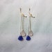 Elaine Hartsock reviewed Genuine Cobalt Blue Seaglass & Pink Seaglass and Sterling Silver Leverback Earrings/Handmade Seaglass Earrings/Rare Seaglass Jewelry