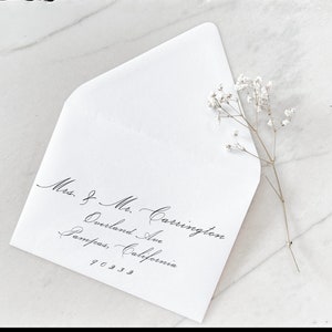 Personalized Envelope Printing for Save the Dates | Printed Envelopes with Return Address | Wedding Envelopes | Envelope Add ON