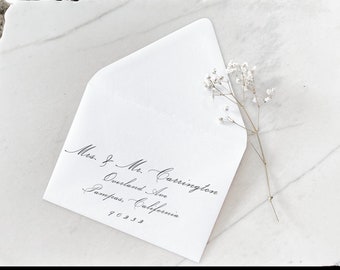 Personalized Envelope Printing for Save the Dates | Printed Envelopes with Return Address | Wedding Envelopes | Envelope Add ON