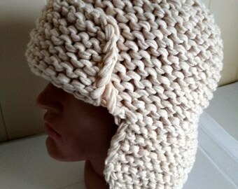 easy earflap hat knitting pattern