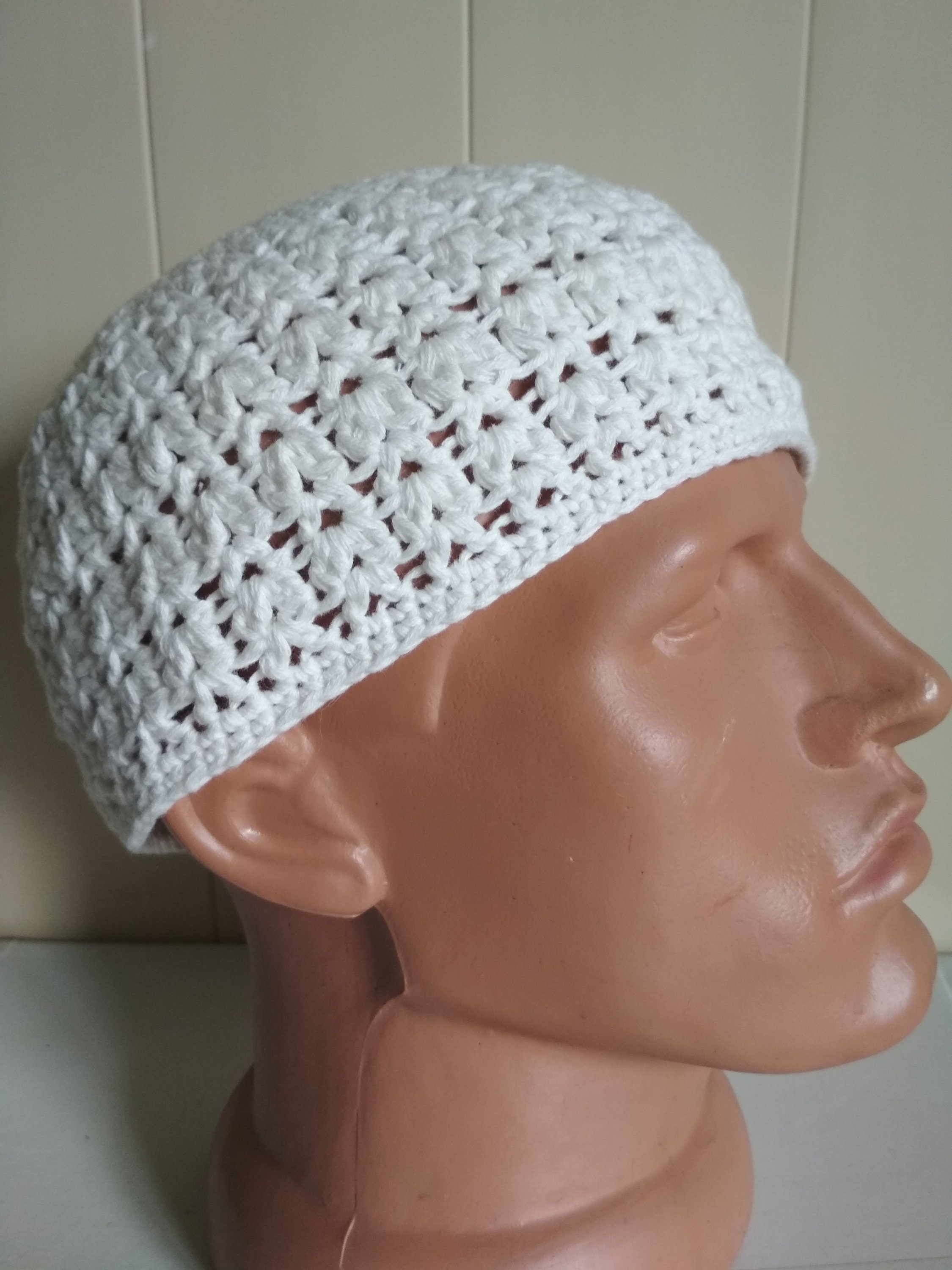 Scullcap hat for religious ceremonies White OpenWeave Kufi Etsy