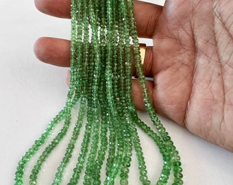 Tsavorite Necklace 97Cts, Total 3 Strands of 16 Inches CLOSEOUT SALE 100/% Natural Green Tsavorite Smooth Nuggets Beads 3.5x3-5.5x4.5 mm