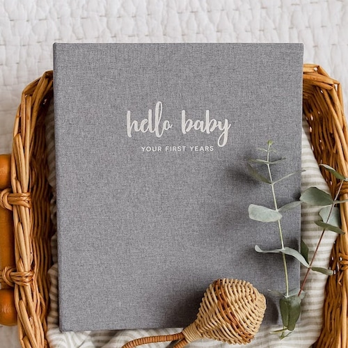 Unisex Baby Memory Book Photo Keepsake to Record Milestones Etsy