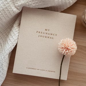 Pregnancy Journal (USA) - Pregnancy Planner Gift for Expectant Mother, Floral Pregnancy Record Book