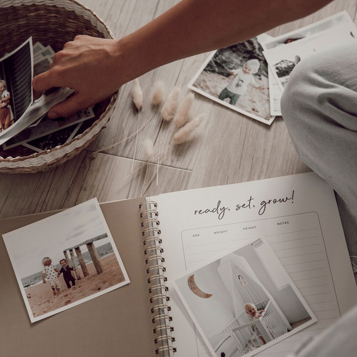 Unisex Baby Memory Book Photo Keepsake to Record Milestones Etsy