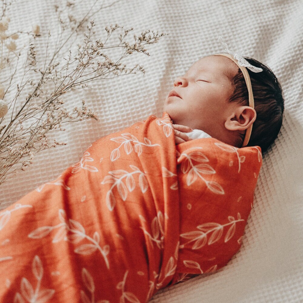  HGHG Bamboo Muslin Swaddle Blankets Premium Receiving