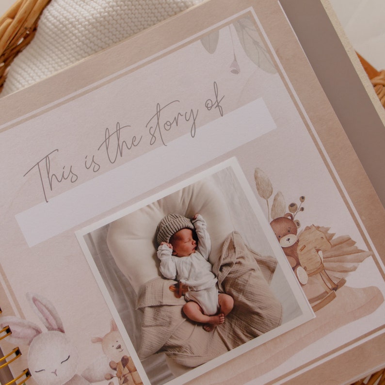 Baby Memory Book Photo Keepsake to Record Milestones & Firsts image 7