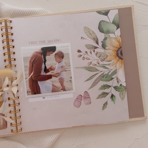 Baby Memory Book Photo Keepsake to Record Milestones & Firsts image 9