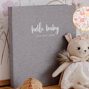 Baby Memory Book For Girls - Photo Keepsake to Record Milestones & Firsts