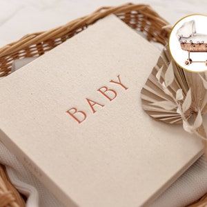 Baby Memory Book - Photo Keepsake to Record Milestones & Firsts