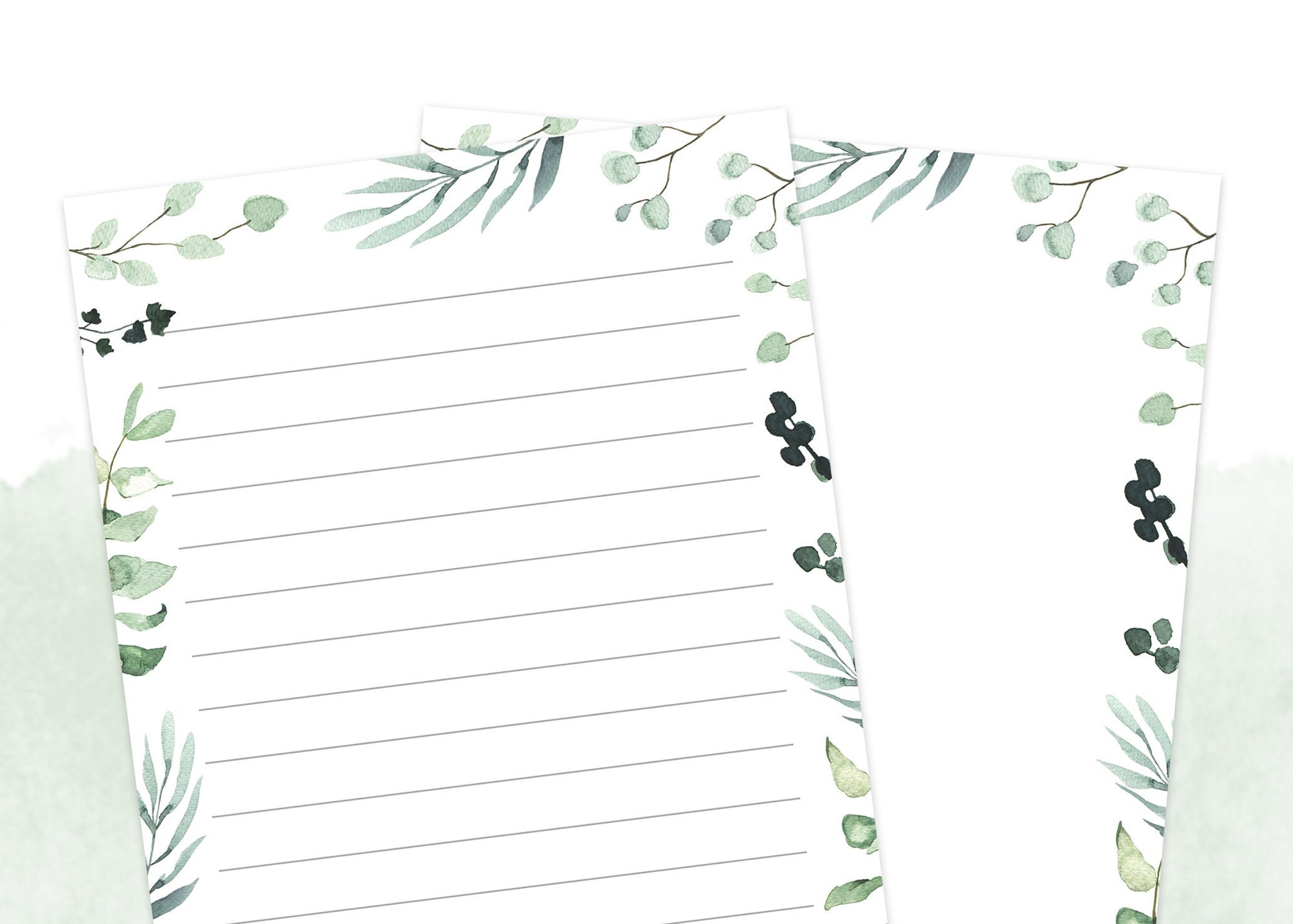 Foliage Printable Paper Digital Download Printable - Etsy