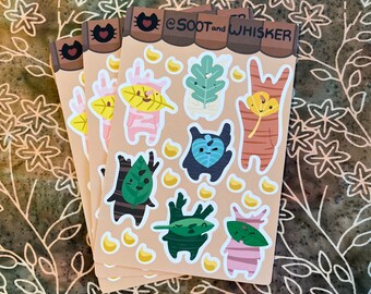 KOROKS || Stationary or Vinyl Sticker Sheet || Inspired by Breath of the Wild and Tears of the Kingdom