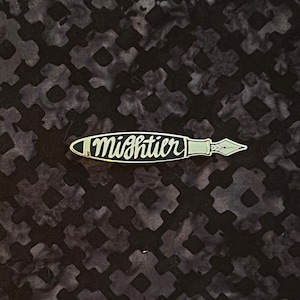 Mightier vulpen harde emaille pin