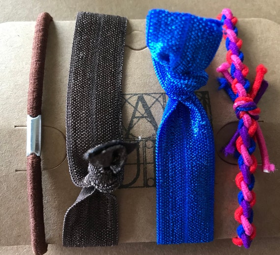 4pc Variety Hair Ties Mens Etsy