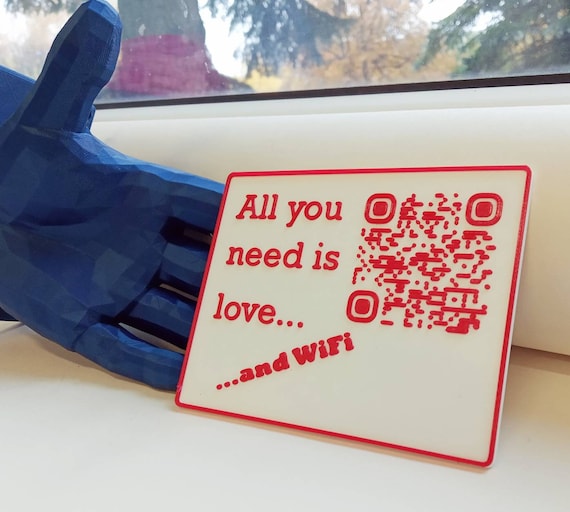 3d print wifi qr code