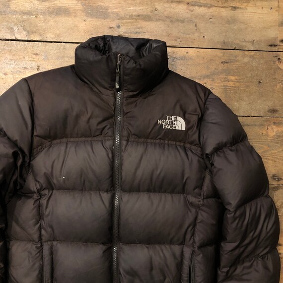 Vintage 1990s Brown The North Face Puffer Jacket Coat Gem
