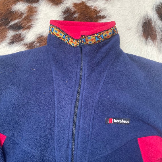 VintageSimplyCo Vintage 1980s 1990s Navy Berghaus Fleece Jumper