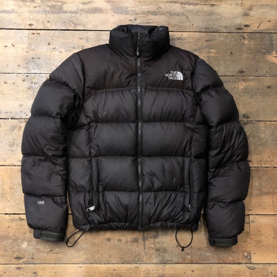 Vintage 1990s Brown The North Face Puffer Jacket Coat Gem