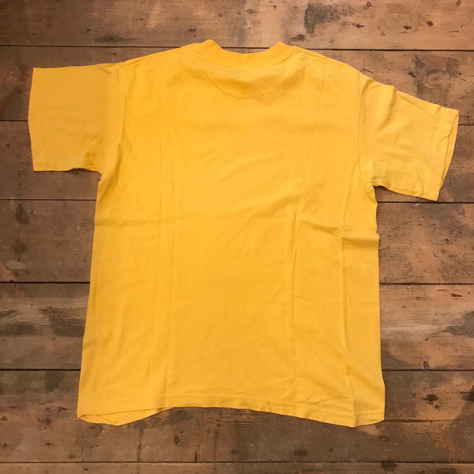 Vintage 1990s Yellow Blank T-Shirt | Etsy