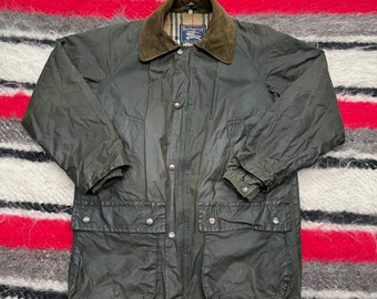 burberry wax jacket