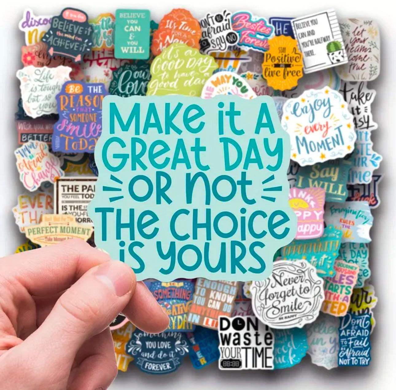 Motivational & Inspirational Sticker Pack - Etsy