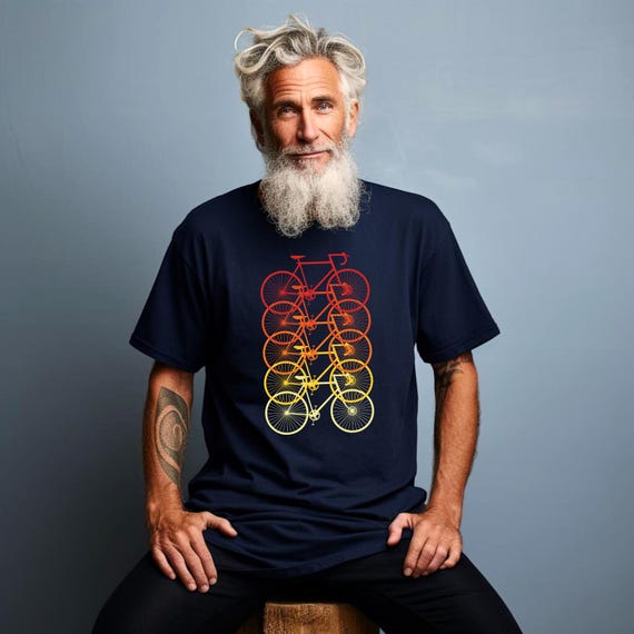 Bicycles Unisex T-shirt - Perfect Gift for Outdoor Lovers - Comfortable for Everyday Wear and Hiking - Regular Fit Vibrant Colors