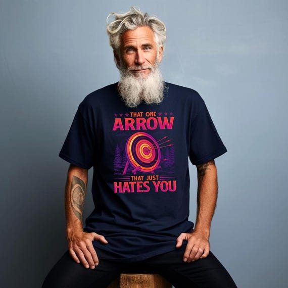 Funny Archery Unisex Tee - That One Arrow That Hates You - Hunting sport Shirt - Outdoor Sport Fashion - Regular Fit Design