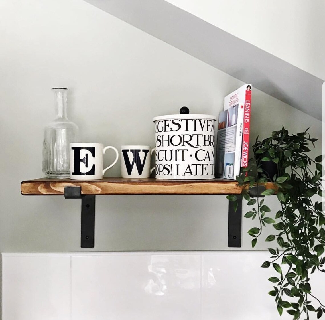 2x heavy duty scaffold board brackets. raw steel. rustic. Etsy