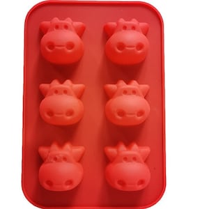 Silicon mold/hand-made mold/chocolate mold/soap mold/cow mold