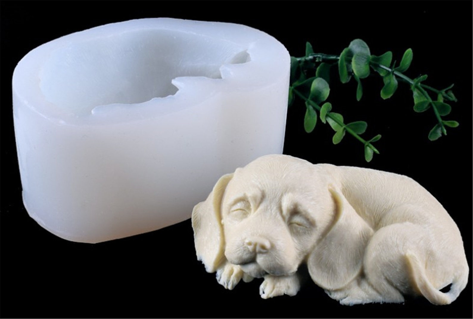 1dog Mold Soap Making candy Mold Candle Mold Plaster Etsy