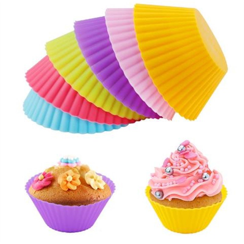 Freshware Silicone Baking Cups [24-Pack] Reusable Cupcake Liners Non-Stick  Muffin Cups Cake Molds Cupcake