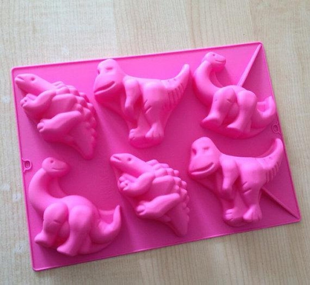 Dinosaur Cake Mold Soap Molds 3d Flexible Silicone Mould Etsy UK