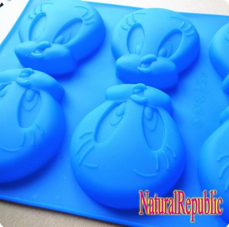 Tweety Birds Cake Mold Soap Molds 3d Flexible Silicone Mould Etsy
