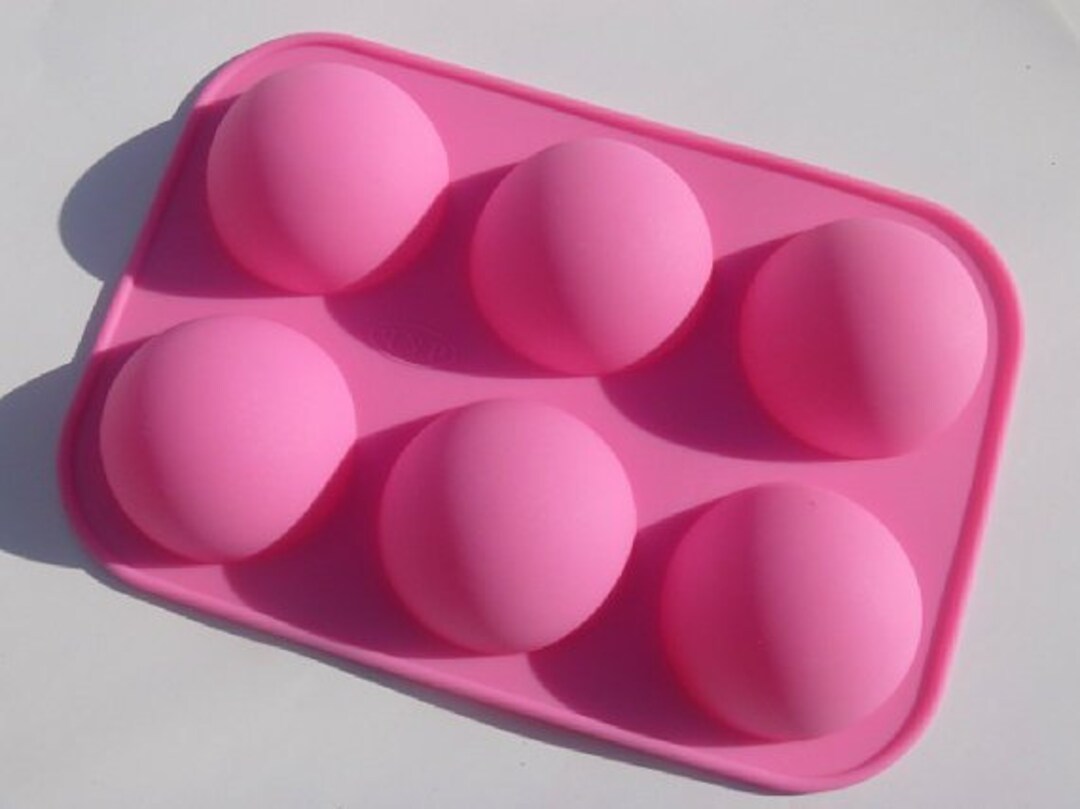 6small Half Ball Soap Mold Cake Mold Flexible Silicone Mold Etsy