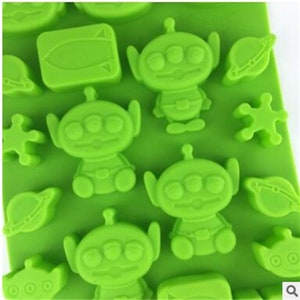 big cartoon Cake Mold Chocolate Mould Flexible Silicone Mold For Handmade Soap Candle Candy Chocolate Cake Fimo Resin Crafts